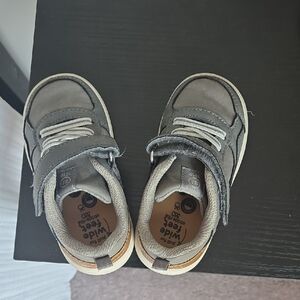 Stride Rite Charcoal Sneakers with Velcro